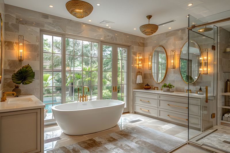 Freestanding Tub and Modern Fixtures